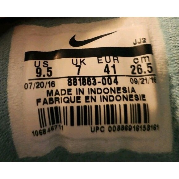 Nike Flex Bijoux Running Training Shoes 881863-004 Turquise Blue 9.5 Seldom Worn - Picture 8 of 8